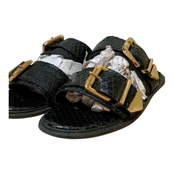 SCHUTZ Shiva Textured Sole Slides Size 8.5B - Picture 3 of 6